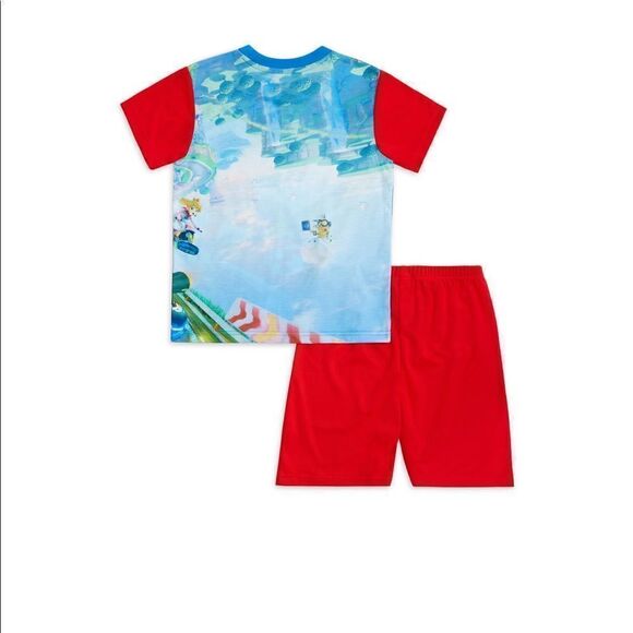 Boys Super Mario Kart T-Shirt & Shorts Pajama 2pc Set - Picture 2 of 4